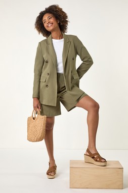 Roman Double Breasted Collar & Revere Blazer