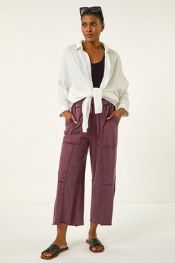 Roman Jersey Cargo Culotte