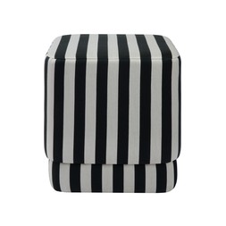 Soho Pouffe Striped Fabric £99