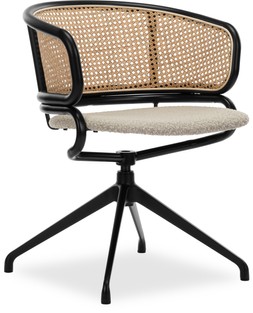 Cult Furniture Nolan Office Chair, Speckled Stone Sustainable Boucle 199