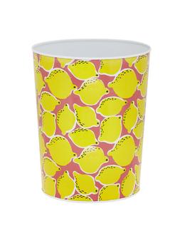 Lemon Print Waste Paper Basket
