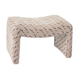 Bold Boho Beige & Brown Spotted Foot Stool £99.99