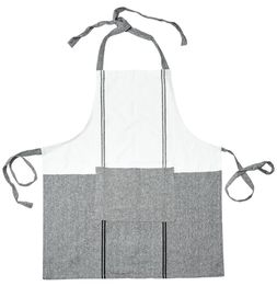 cabin grey & cream apron &pound;5.99