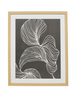 earth black abstract line framed wallart &pound;19.99