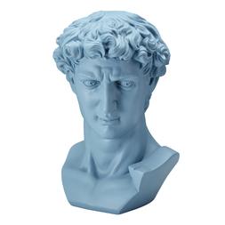 Homesense Neo-Classicism blue head plinth statue &pound;22.99