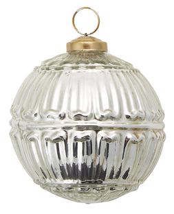 minimalist silver bauble
