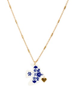 Della Dove Motif Pendant Necklace