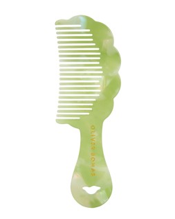 Ursula Green Resin Hair Comb