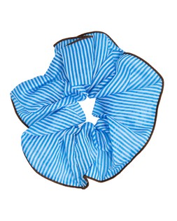 Carmen Blue Stripe Scrunchie £16.50