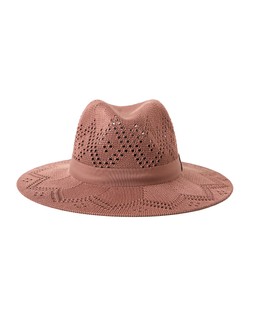 Chocolate Brown Fabric Fedora Hat €49.50