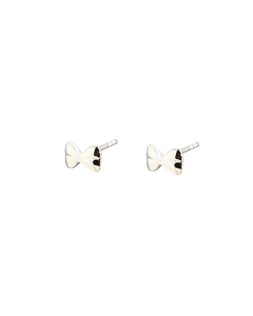 Farfalle Pasta Bow Silver Stud Earrings £22.50