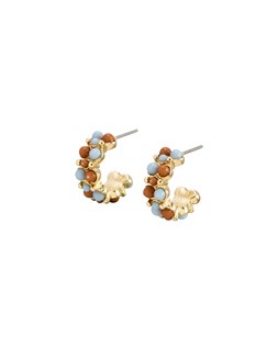Mayzee Bead Cluster Small Hoop Earrings £14.50