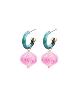 Sammy Blue & Pink Resin Statement Earrings £19.5