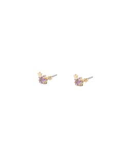 Bobbie Triple Star Stone Inlay Mini Earrings £9.50