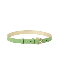 Oliver Bonas Green Tumbled PU Pearl Buckle Belt £29.50