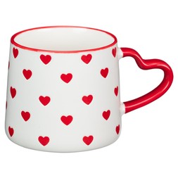 B&M VALENTINES DAY 2026// HEART PRINT MUG // £2.50 //