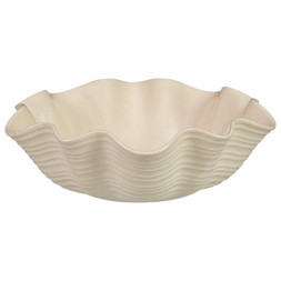 B&M HOME SS26 // JAPANDI CALM // CERAMIC RIBBED DISH // £10 //