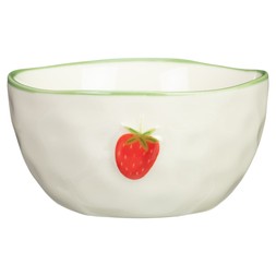 B&M HOME SS26 // PRETTY FRUIT DINING // 3PK FRUIT DIP BOWLS - STRAWBERRY // £3 //