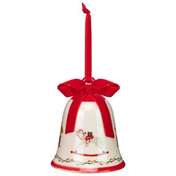 PRINTED CERAMIC BELL ORNAMENT £2 (436515)