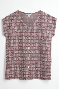 Boucle Check Top £16