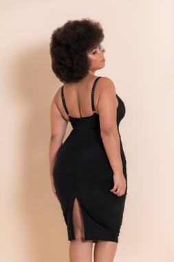 MIRAGE WIRED PLUNGE SLIP DRESS