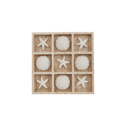 Coastal Retreat Noughts & Crosses Shell Decoration
