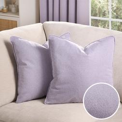OHS Woven Texture Cushion Covers - Lavender - £9.50 - 2 pack