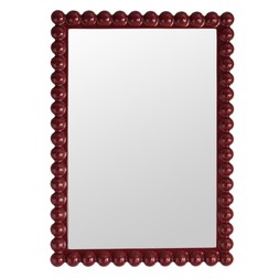 Bobbin Rectangular Mirror Red 50X70 €250