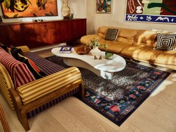 Lion’s Cub Charcoal Multicolour Rug Rug