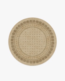 Beatrice Tan Rug 185 round £289