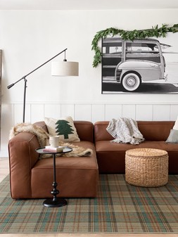 Dress Stewart Tartan Khaki Rug