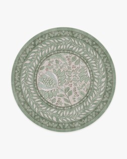 Provence Sage Rug 245 Round £389