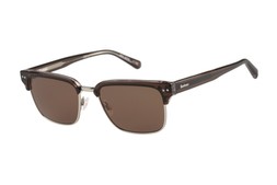 Barbour Sam Peppercorn Brown & Silver Men's Sunglasses