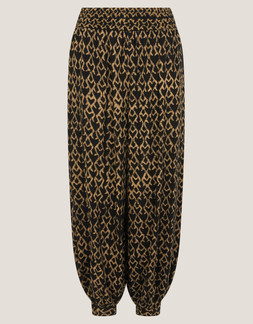 Arti Print Harem Trousers Black