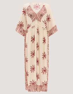 Sunnie Midi Beach Dress Ivory