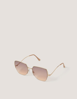 Oversized Metal Sunglasses