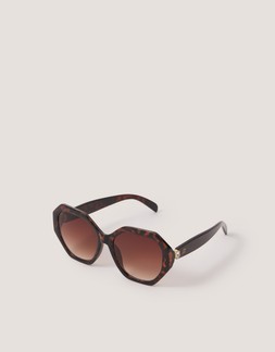 Tort Hexagonal Sunglasses