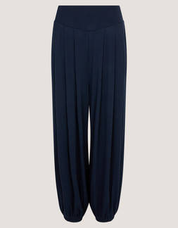 Holly Jersey Harem Trousers Blue