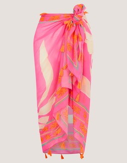 Paloma Palm Print Sarong