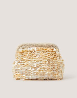 Enya Mother of Pearl Clutch Bag