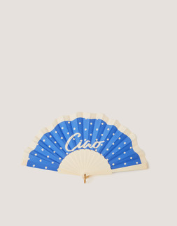 Yaz Polka Dot Foldable Fan