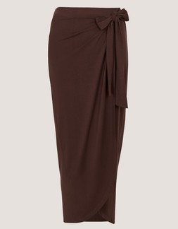 CALLIE JERSEY WRAP SKIRT