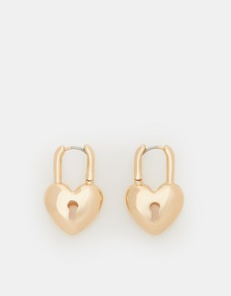 Padlock Heart Drop