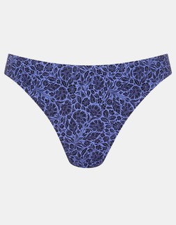 Floral Bikini Bottoms Blue