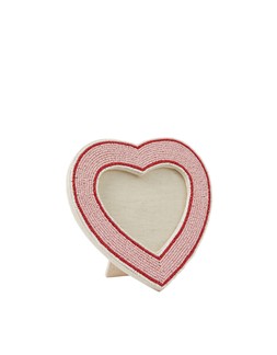 Heart Beaded Photo Frame 3.5 x 4.5
