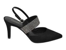 Deichmann Black Studded High Heels, &pound;24.99