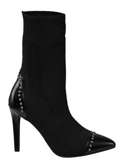 Deichmann Stud Detail Sock Boot