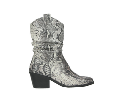 Deichmann Grey Snake Western Boot