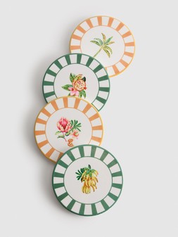 PRIMARK 4PK CERAMIC COASTERS, £6, €7, RON30, PLN26, CZK155