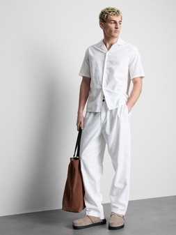 PRIMARK COORD LINEN TROUSER WHITE £16 €20 $28 RON100 PLN90 CZK520 (2)